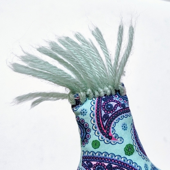 DAMMIT! DOLL Stress Relief Turquoise Blue MTI America Healthcare Paisley Design - Picture 6 of 7